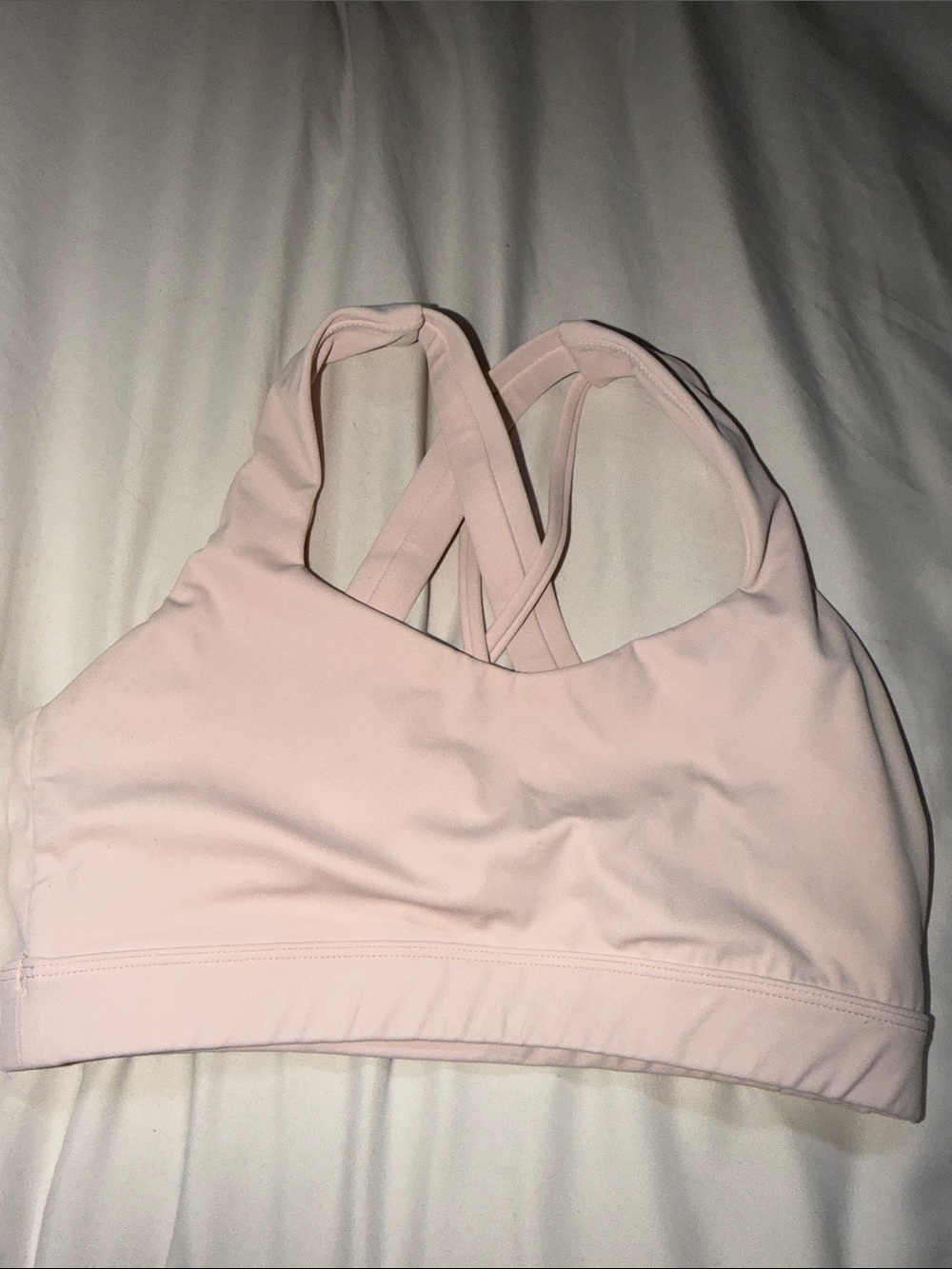 Light pink paragon RecStretch perform bra size S